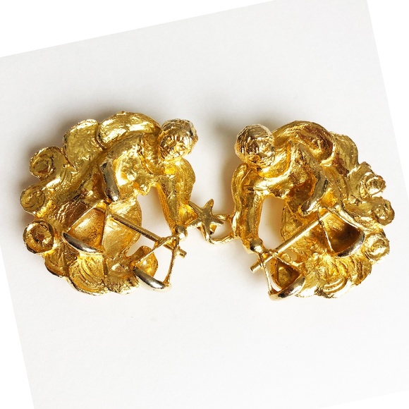 Vintage Mimi di N Belt Buckle Statement Piece Zodiac Libra Oversized Rare HTF main image 7